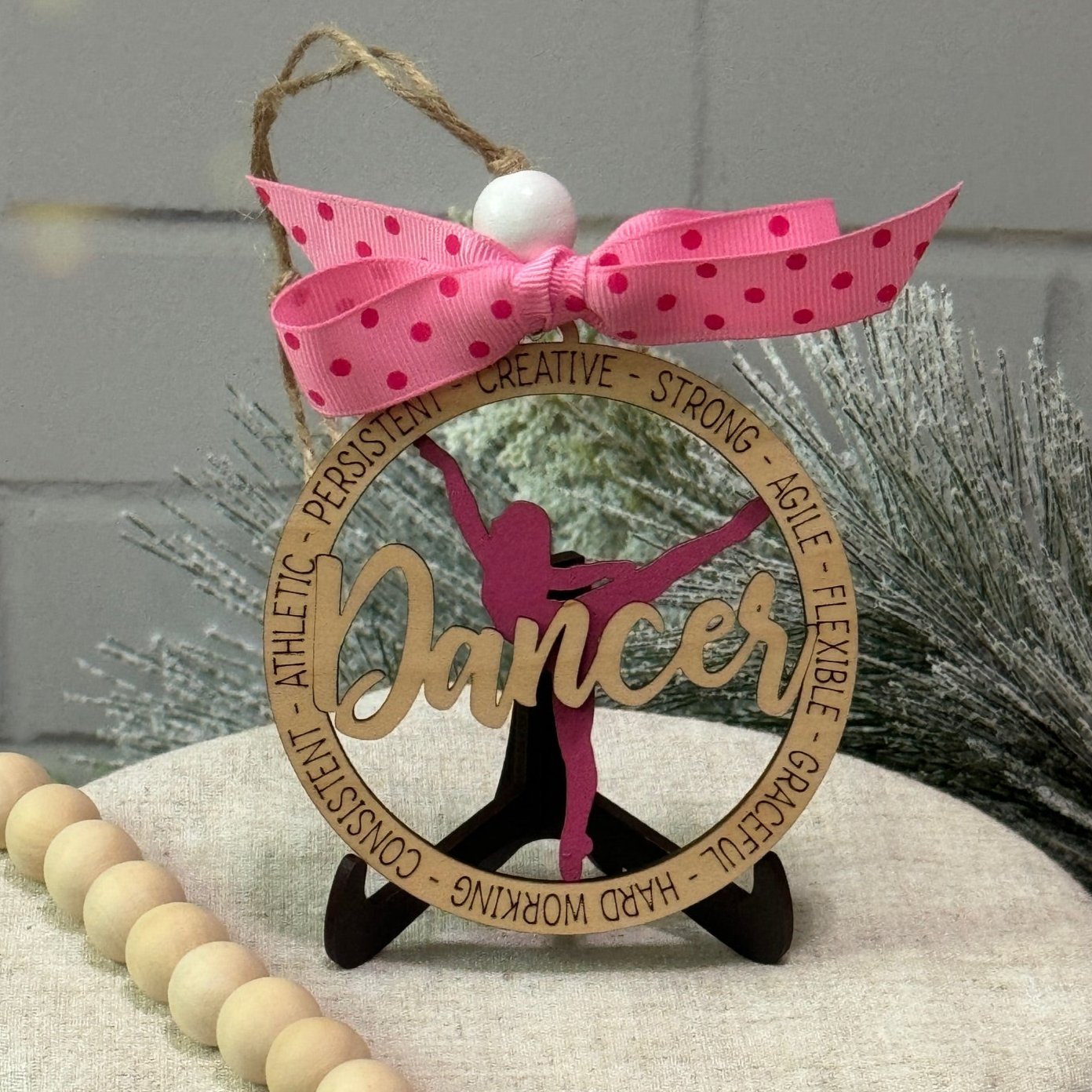 Dancer Christmas Ornament