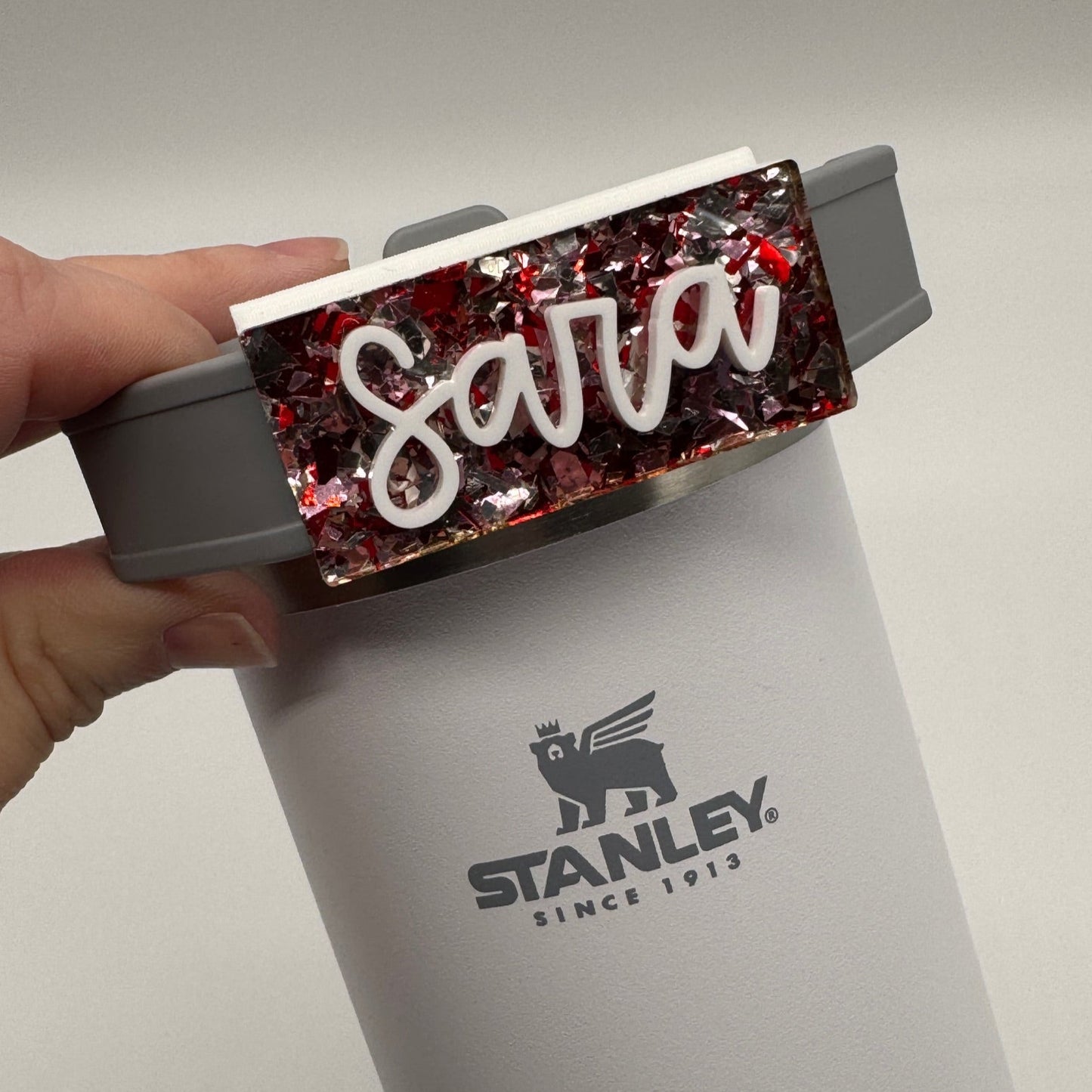Sweetheart Confetti name tag