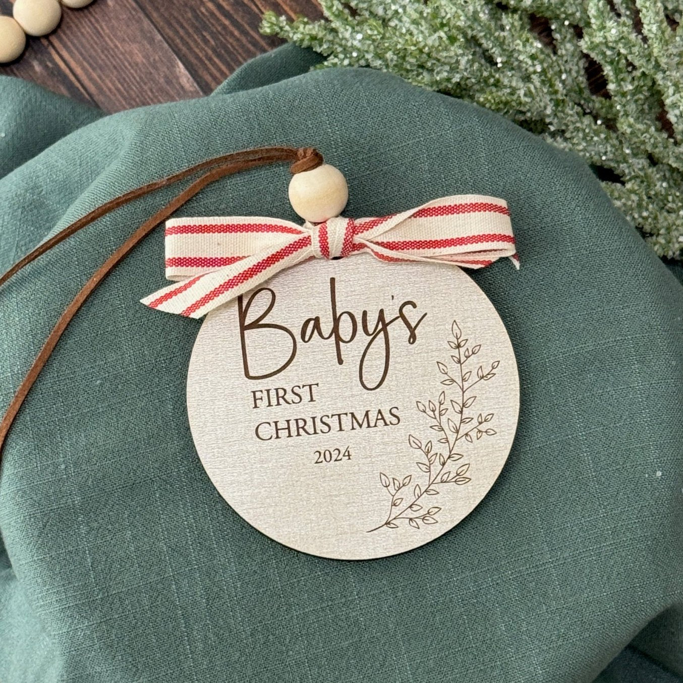 Baby's First Christmas Ornament - 2 Designs!