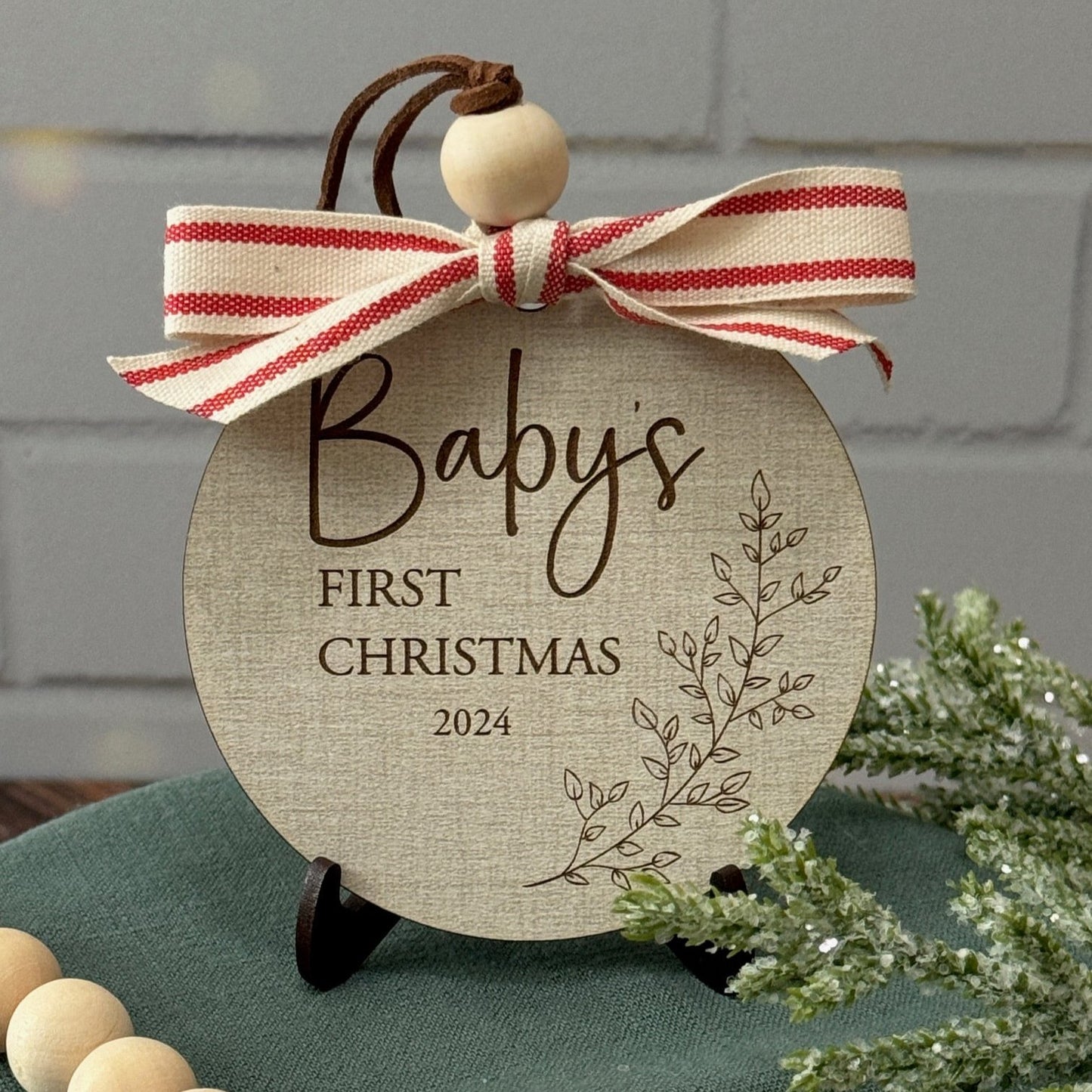 Baby's First Christmas Ornament - 2 Designs!