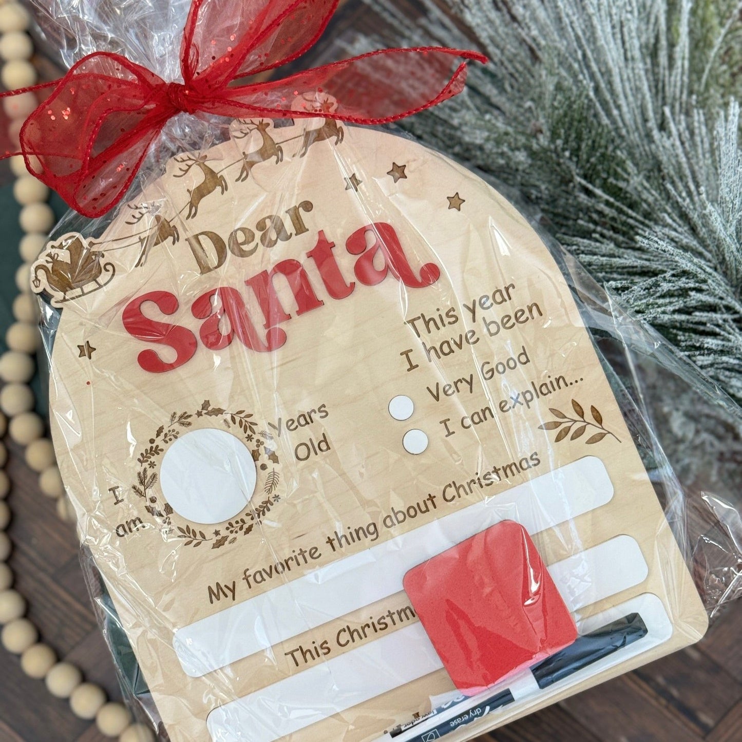 Reusable Santa Message Board