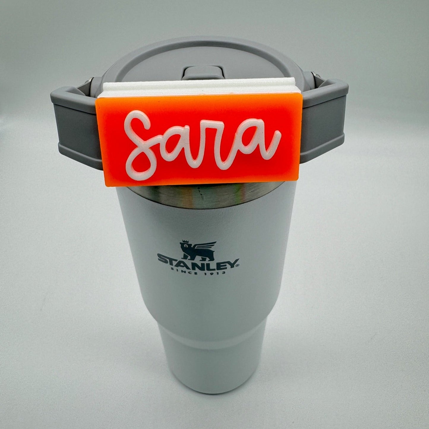 NEON Handled Tumbler Name Tag