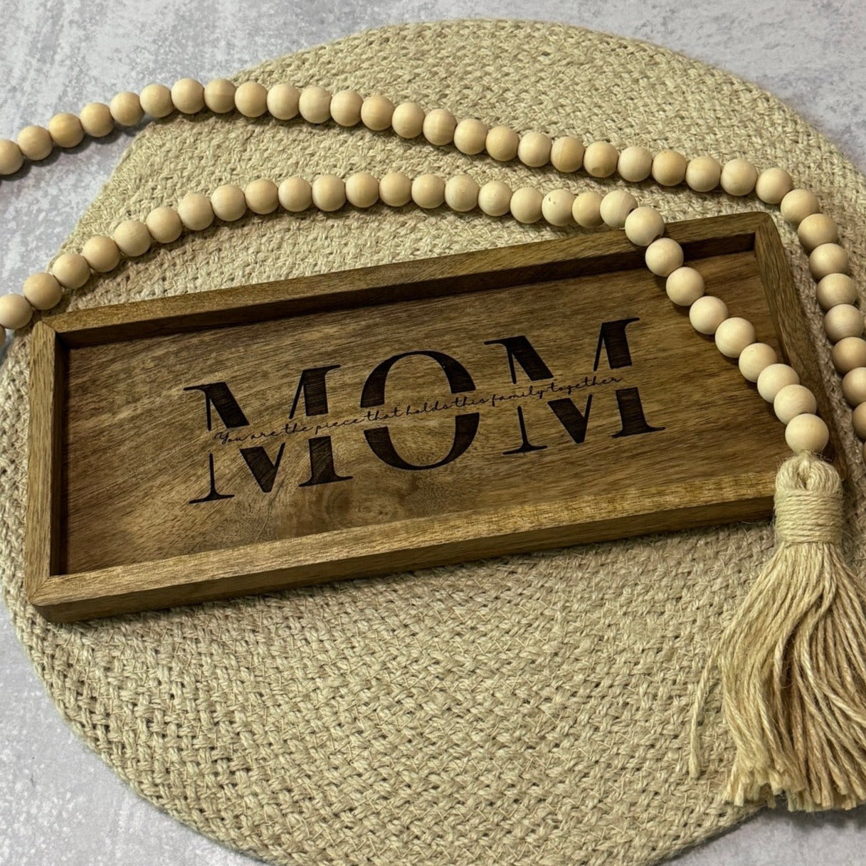 "Mom" Trinket Tray