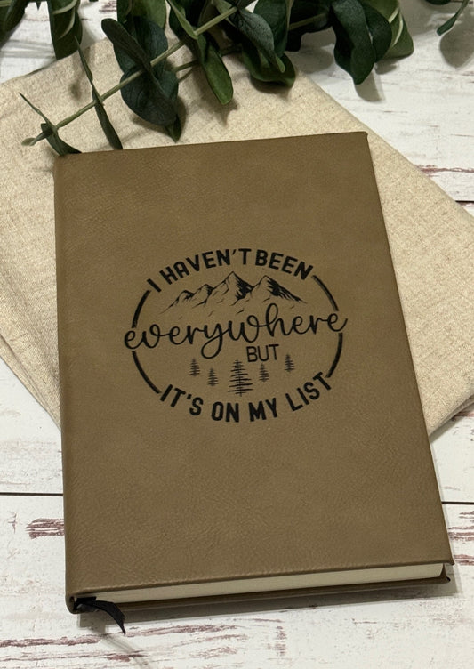 Vegan Leather Travel Notebook