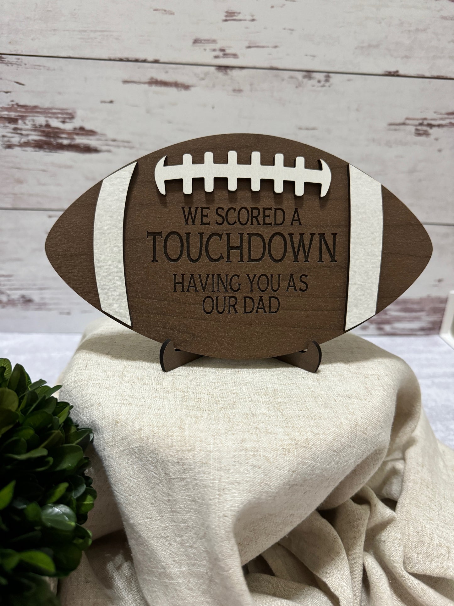 Personalized Football Sign for Father's Day