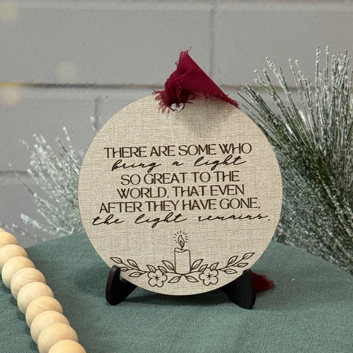 Memorial Christmas Ornament