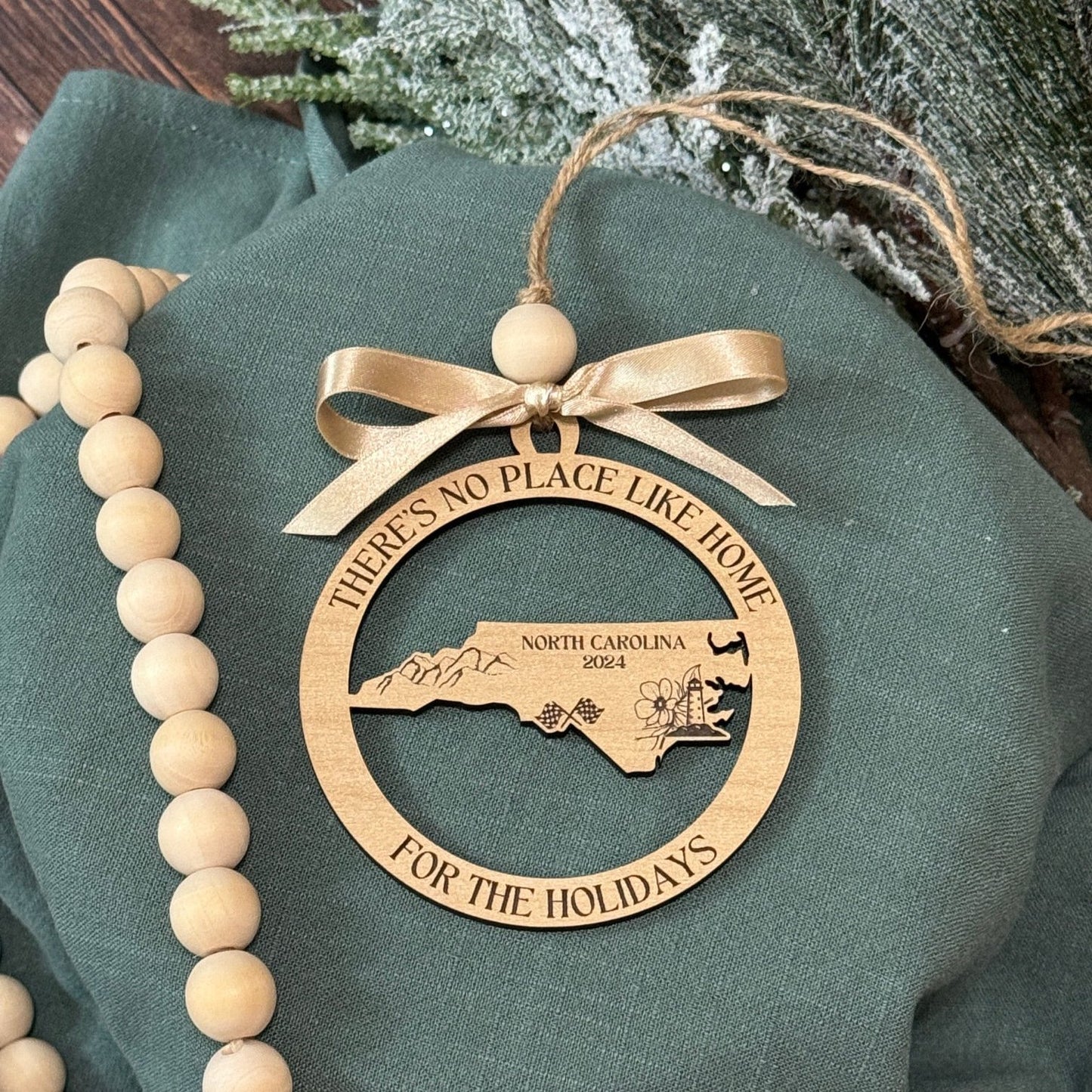 North Carolina Christmas Ornament