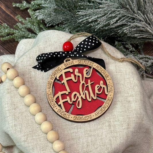 Fire Fighter Ornament