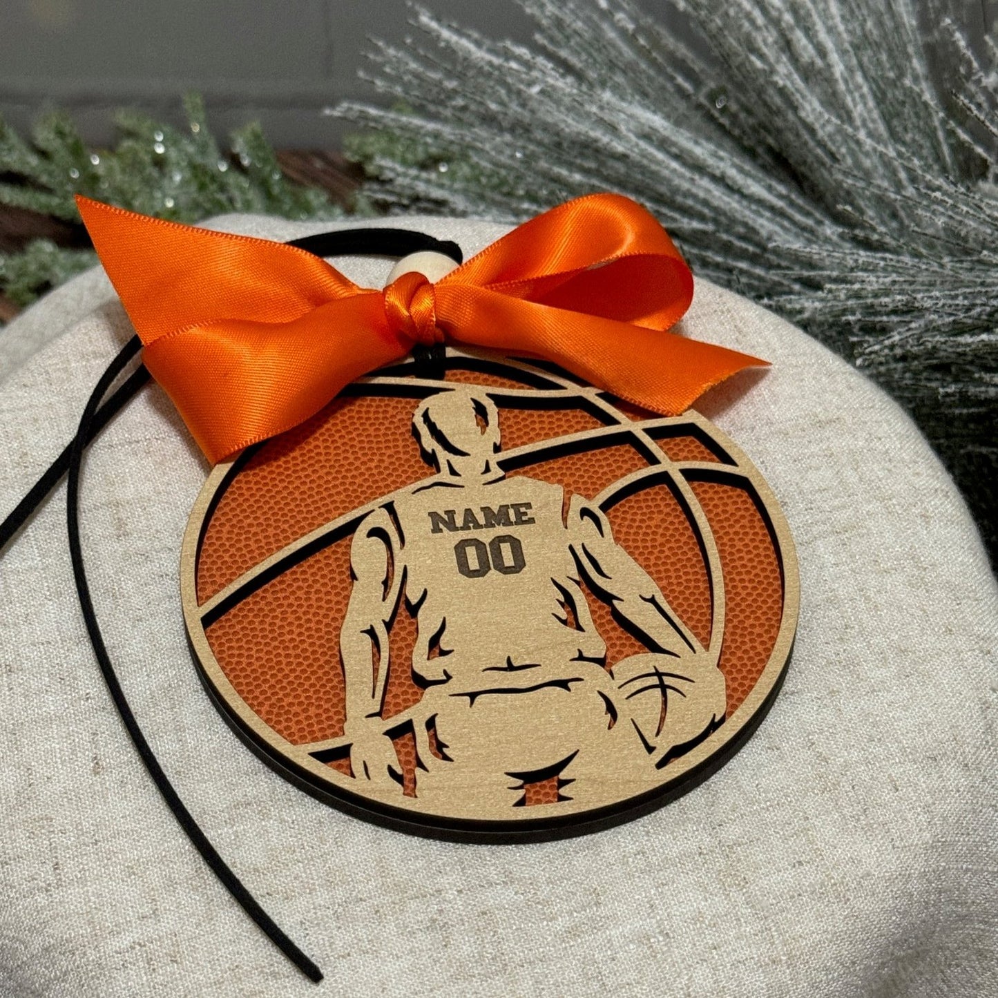 Personalized Basketball Ornament