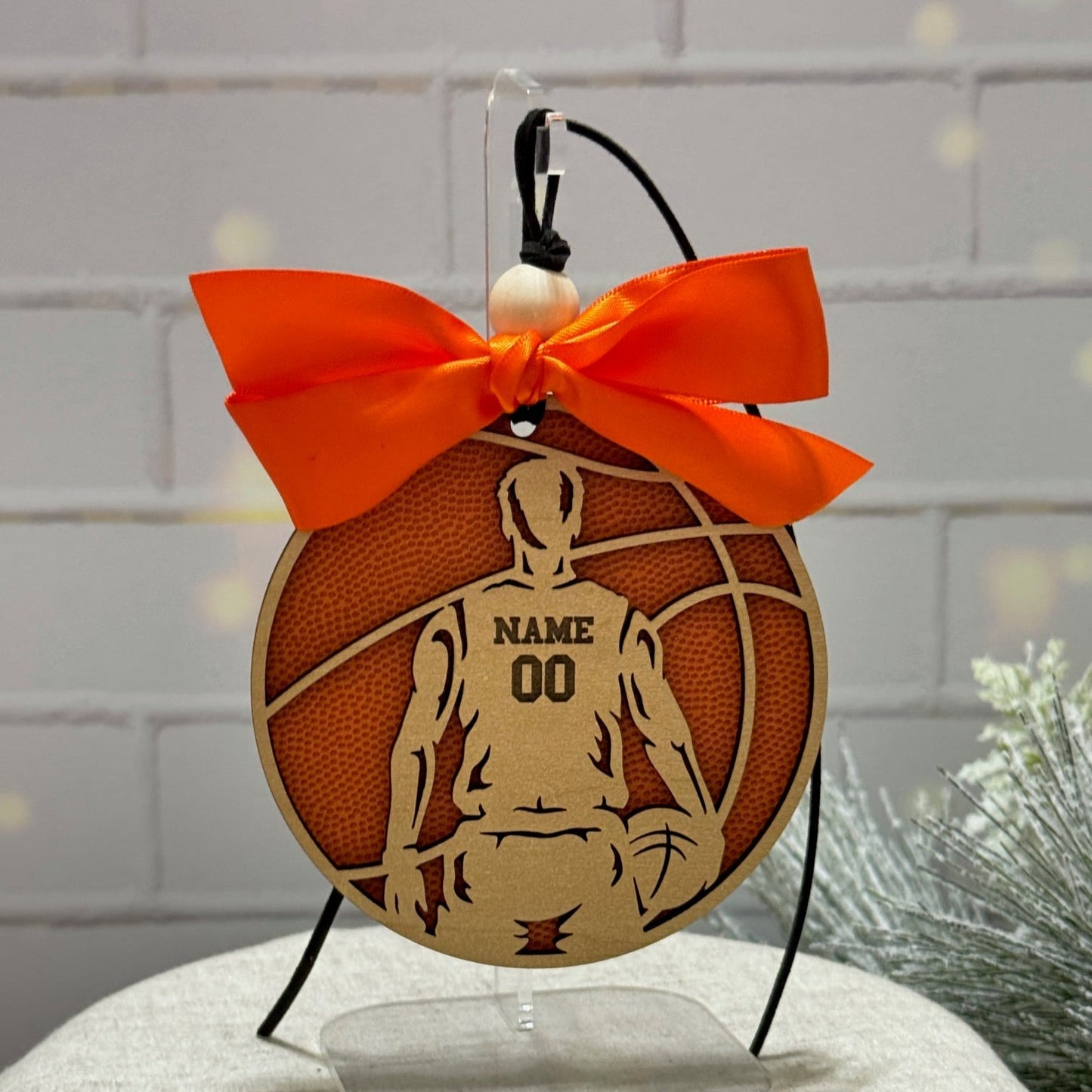 Personalized Basketball Ornament