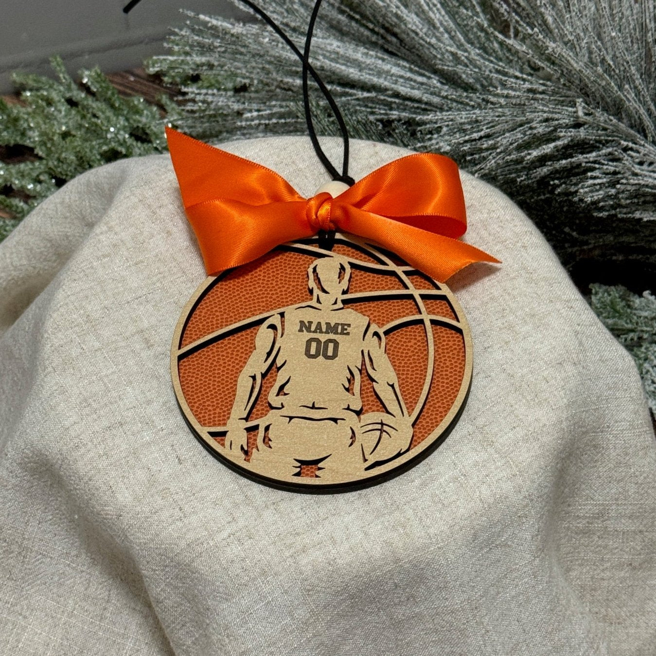 Personalized Basketball Ornament