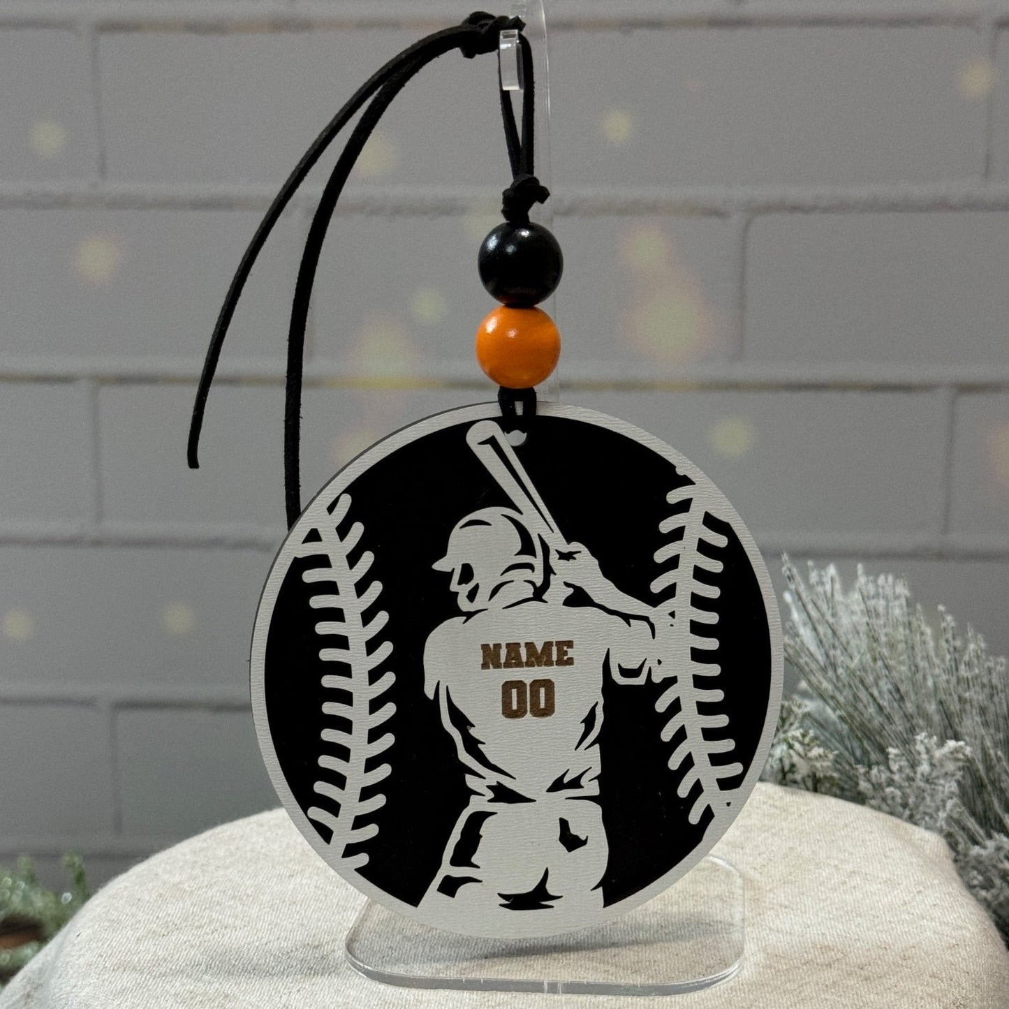 Baseball Christmas Ornament
