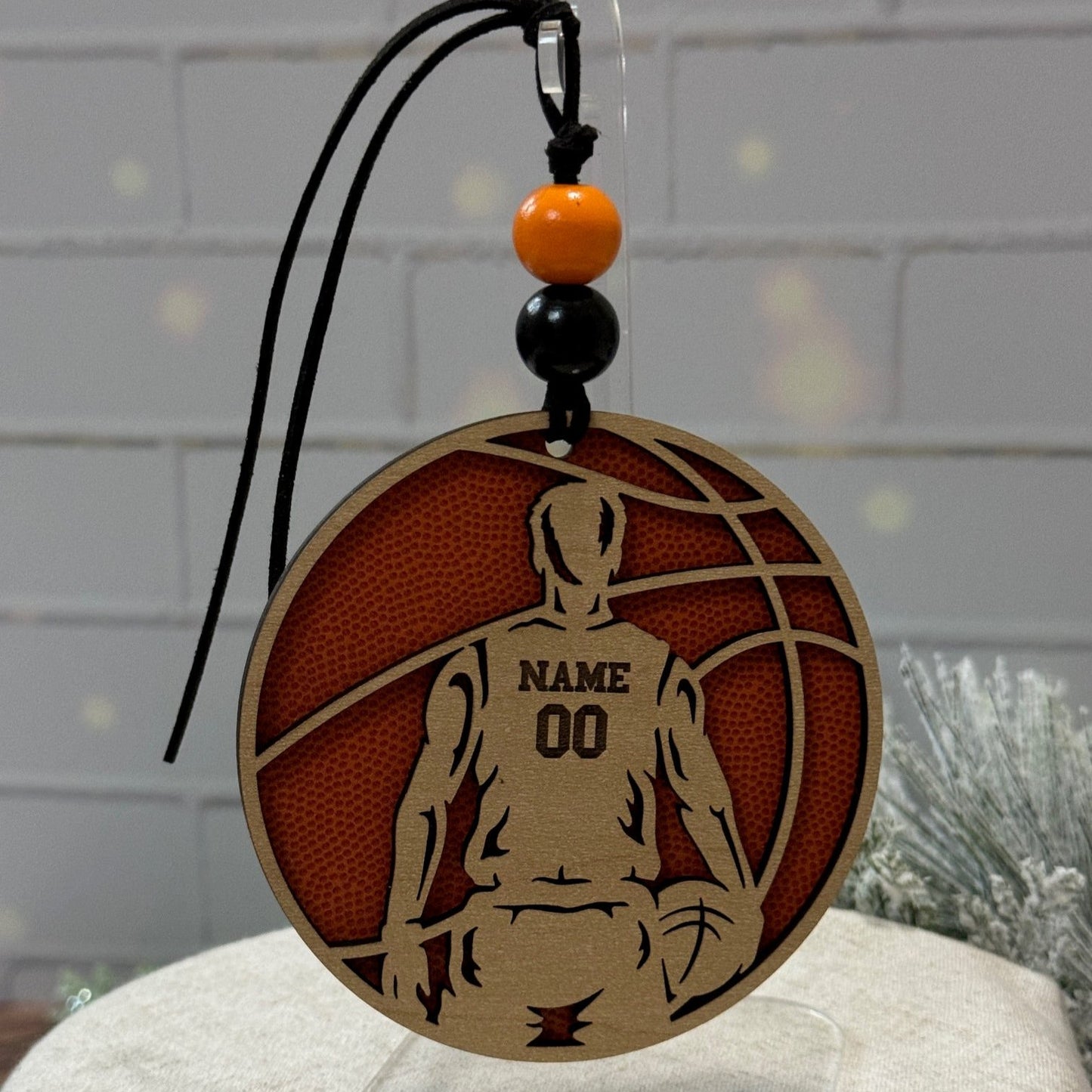 Personalized Basketball Ornament