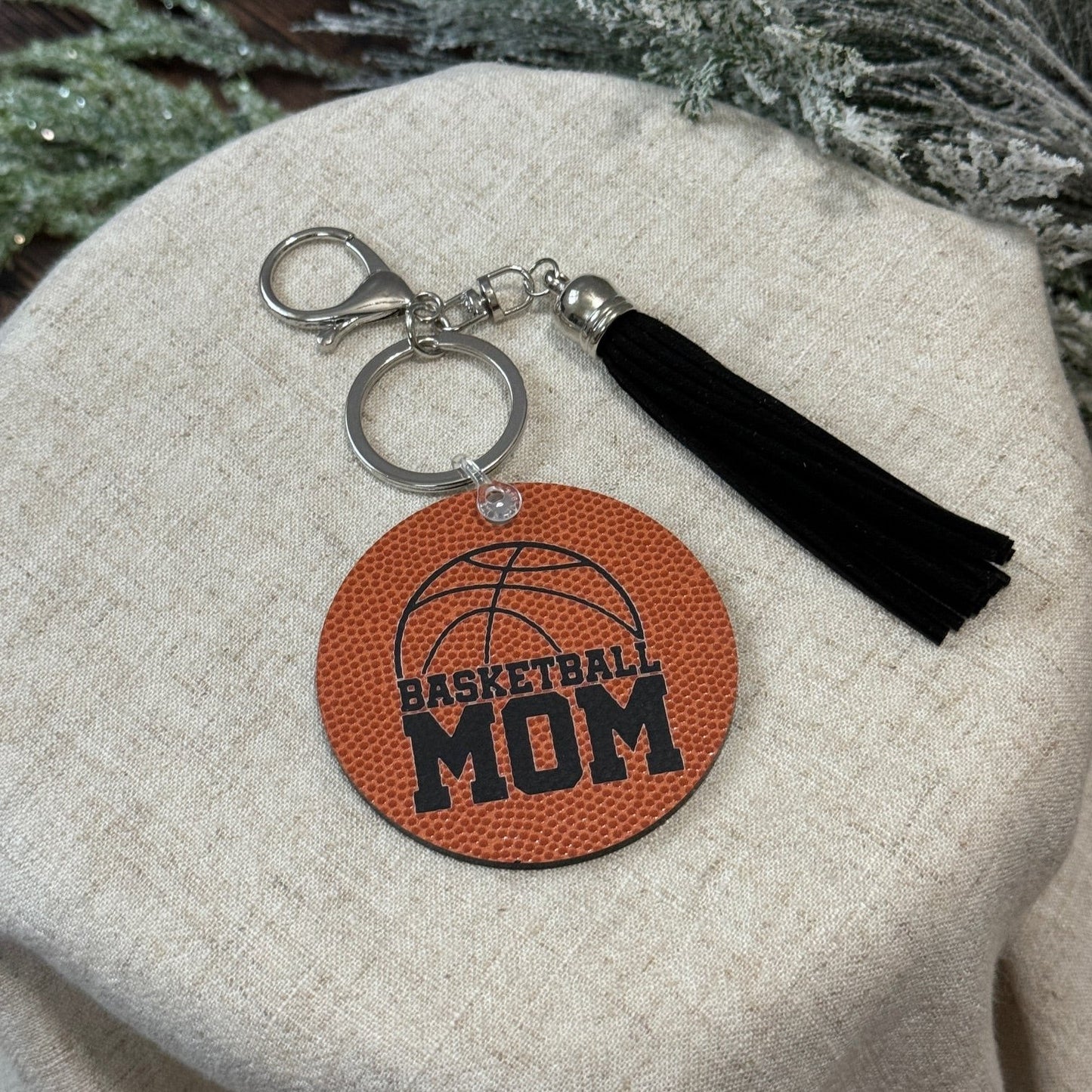 Basketball Mom Keychain