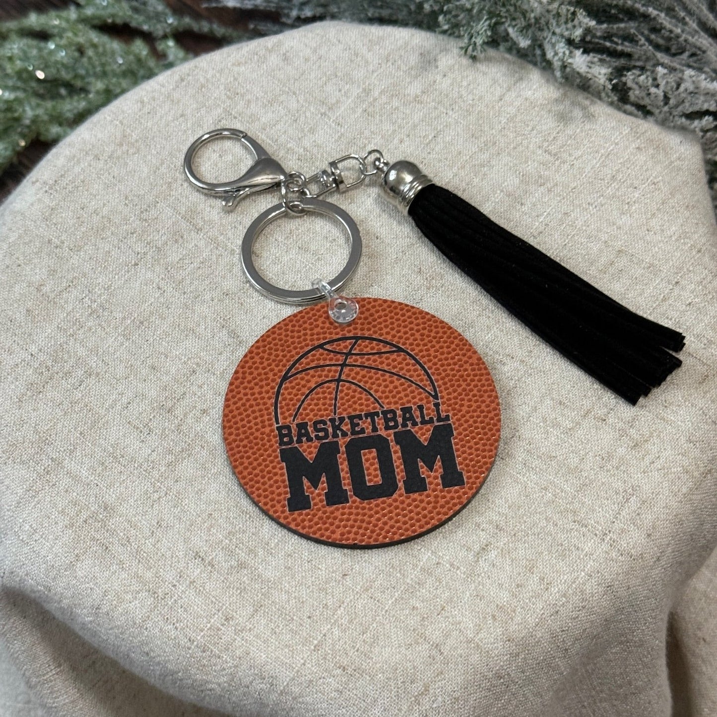 Basketball Mom Keychain