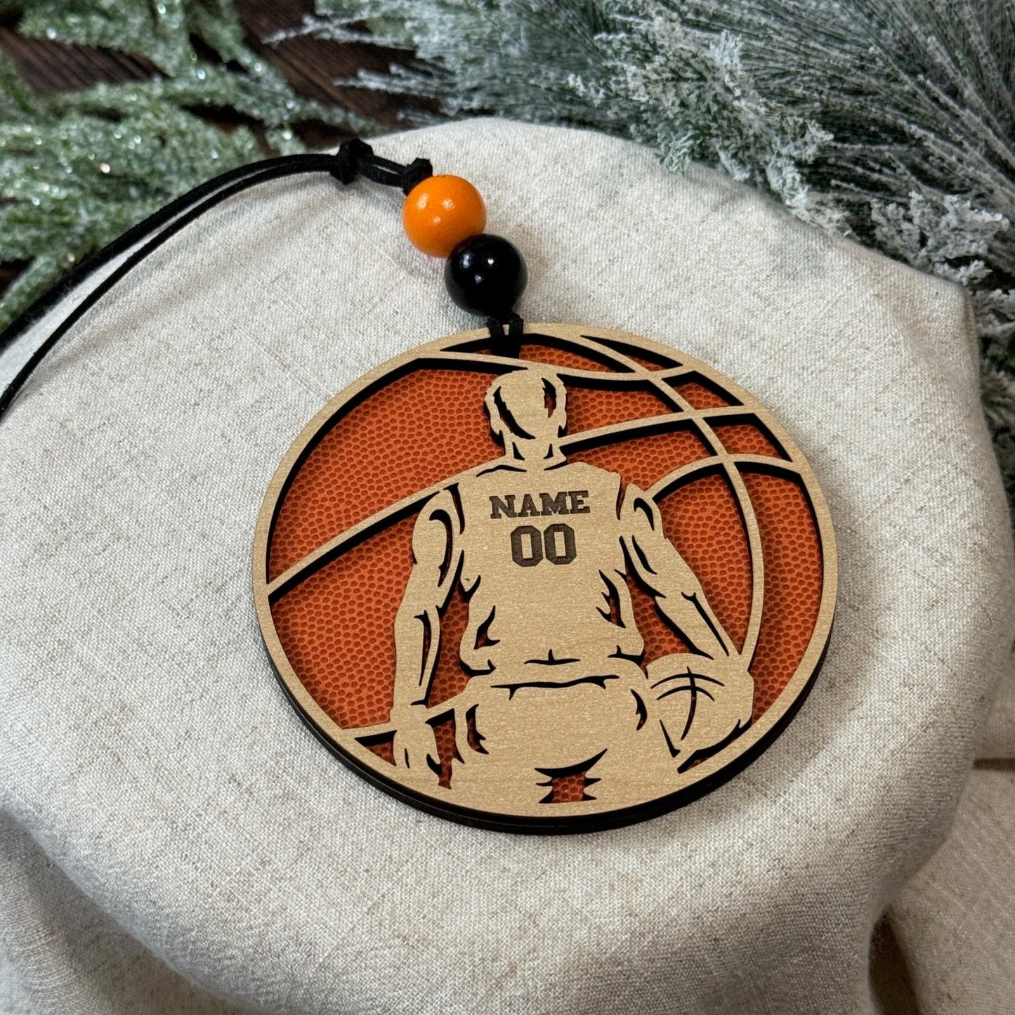 Personalized Basketball Ornament