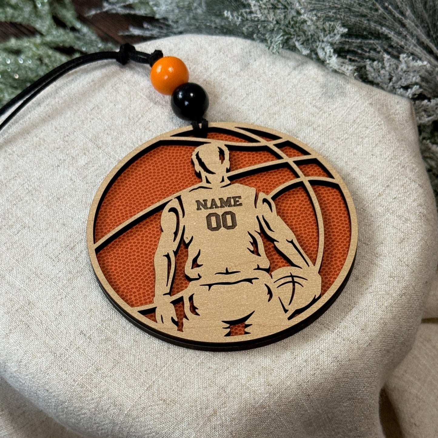 Personalized Basketball Ornament