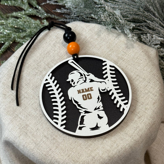 Baseball Christmas Ornament