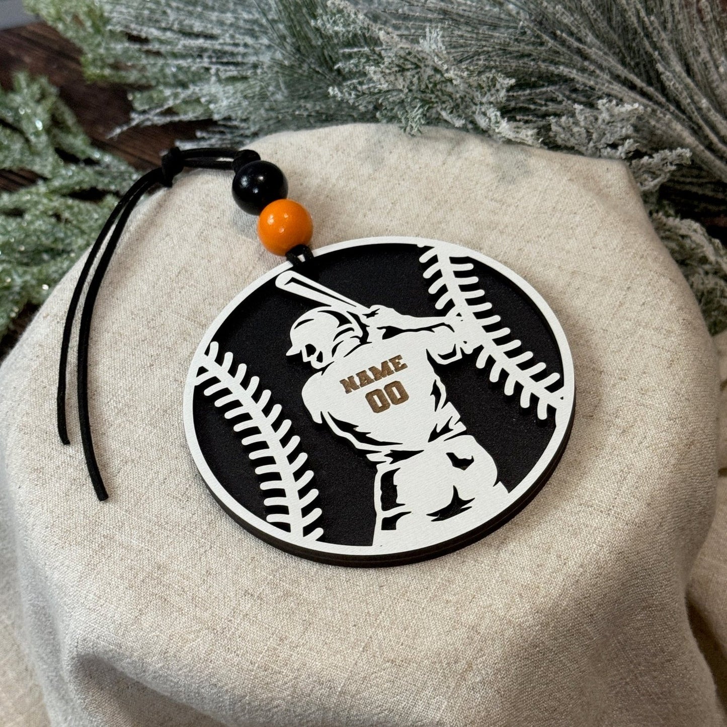 Baseball Christmas Ornament