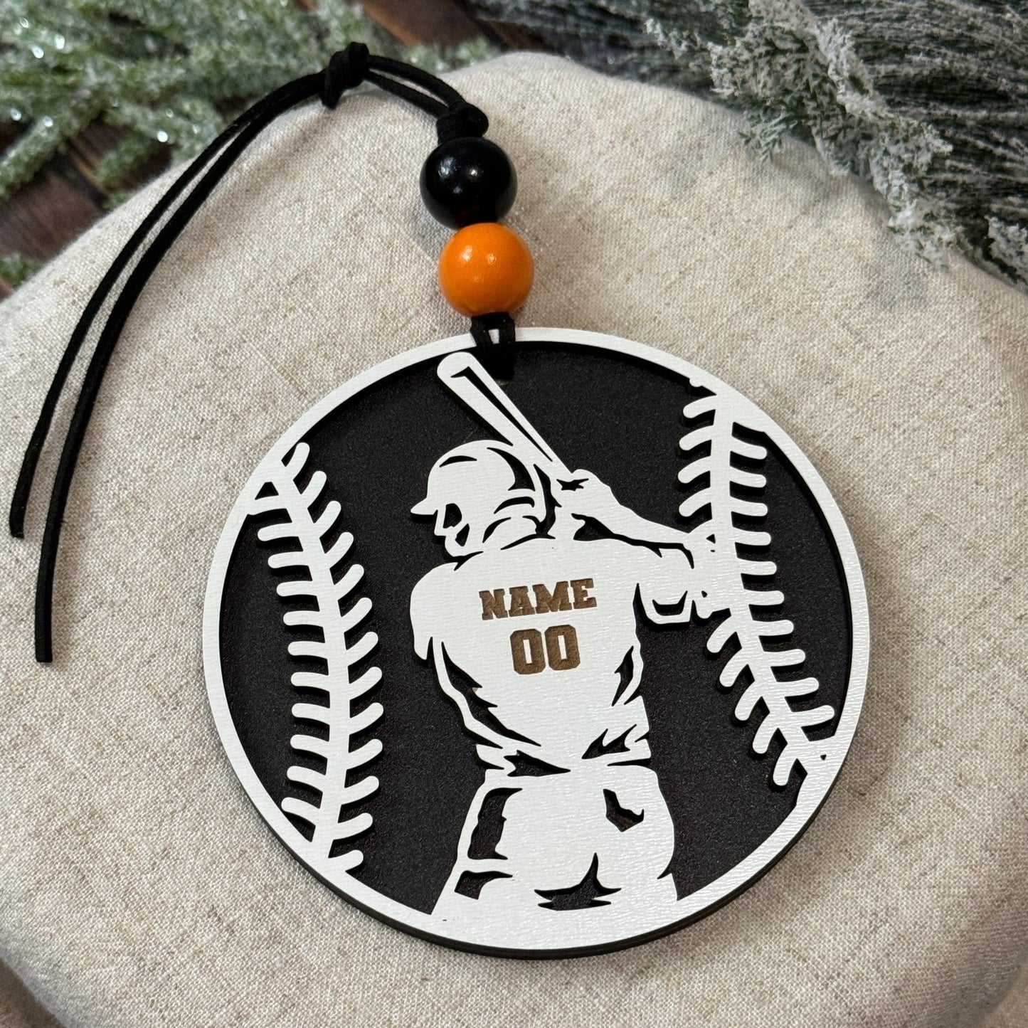 Baseball Christmas Ornament
