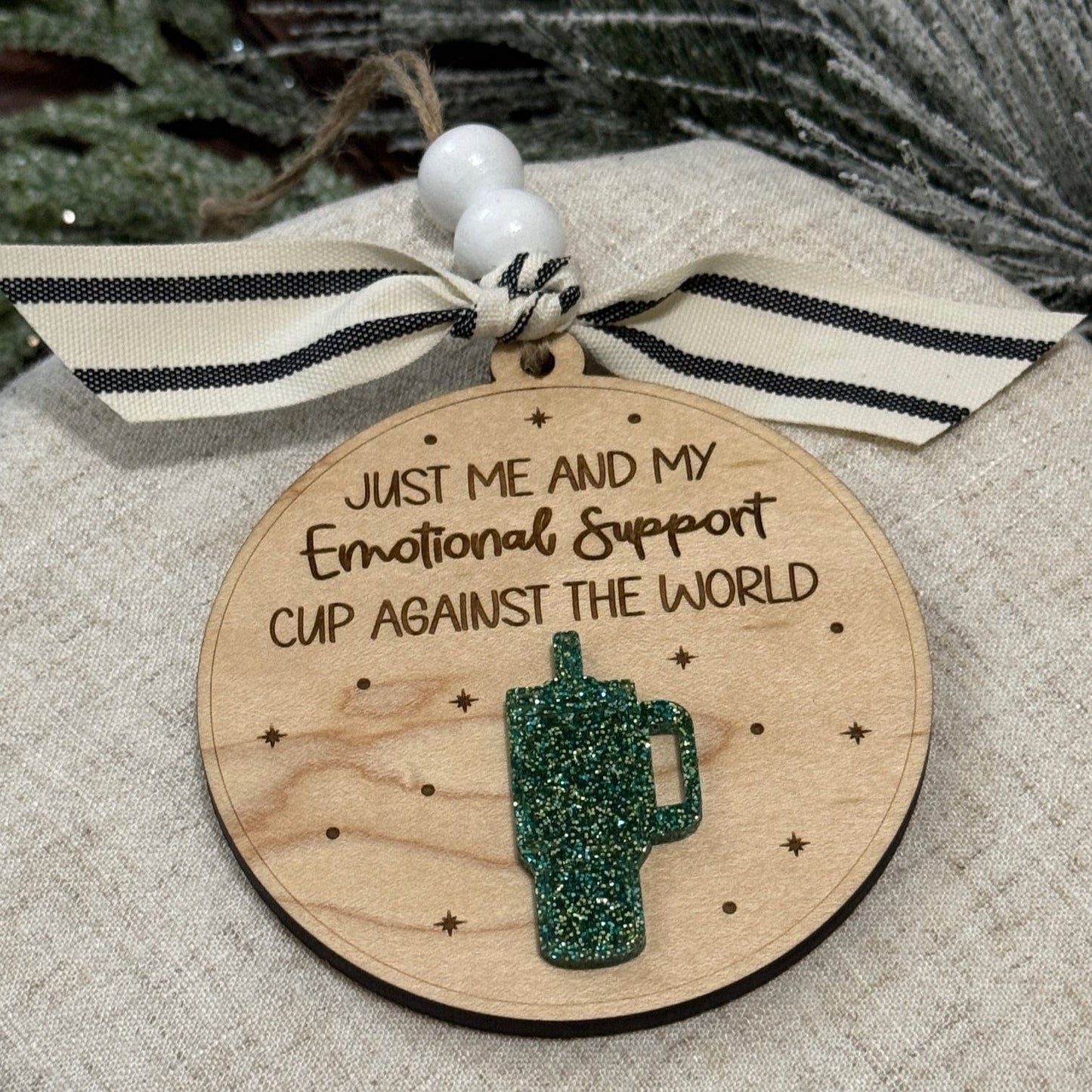 Emotional Support Cup Ornament