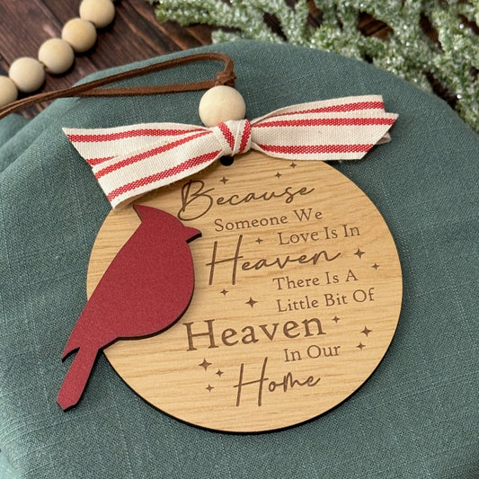 Red Cardinal Remembrance Ornament